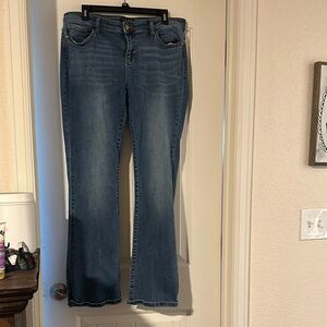 Judy Blue Flare Wide Leg Blue Jeans